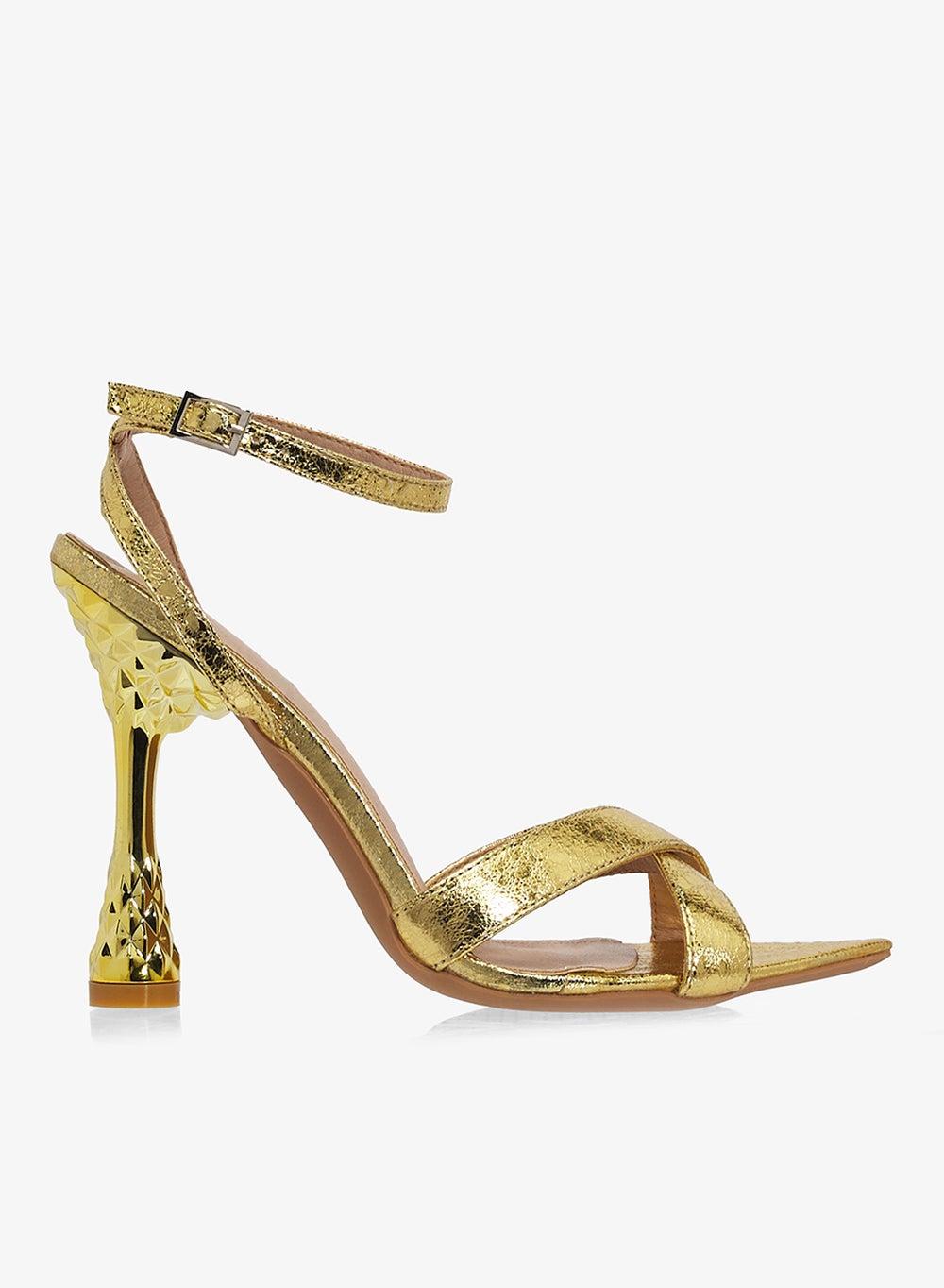 Golden Glamour Heeled Sandals Xz256067 - Image 1
