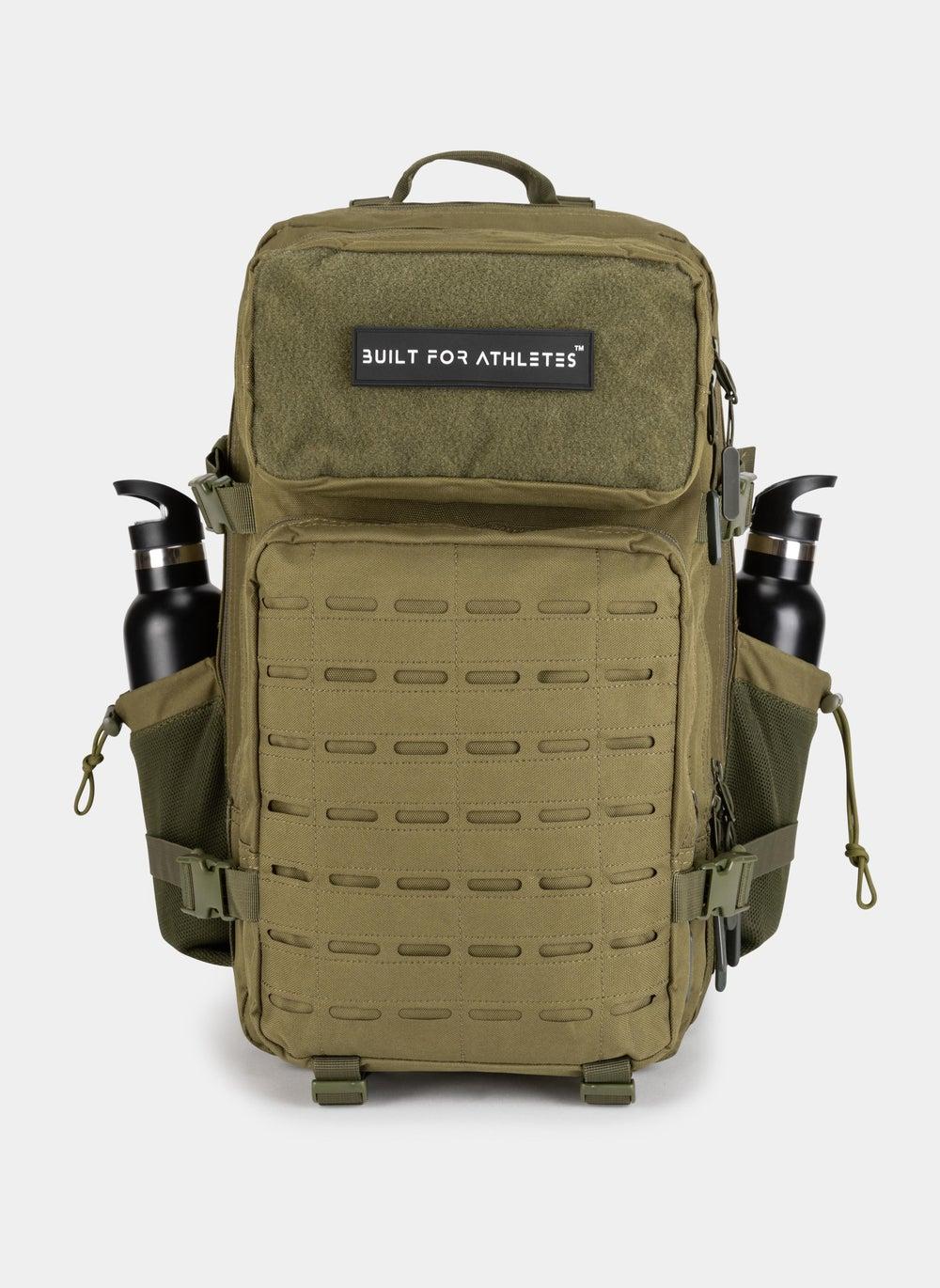 Army Green 45L Gym Backpack - Built for Athletes - Image 1