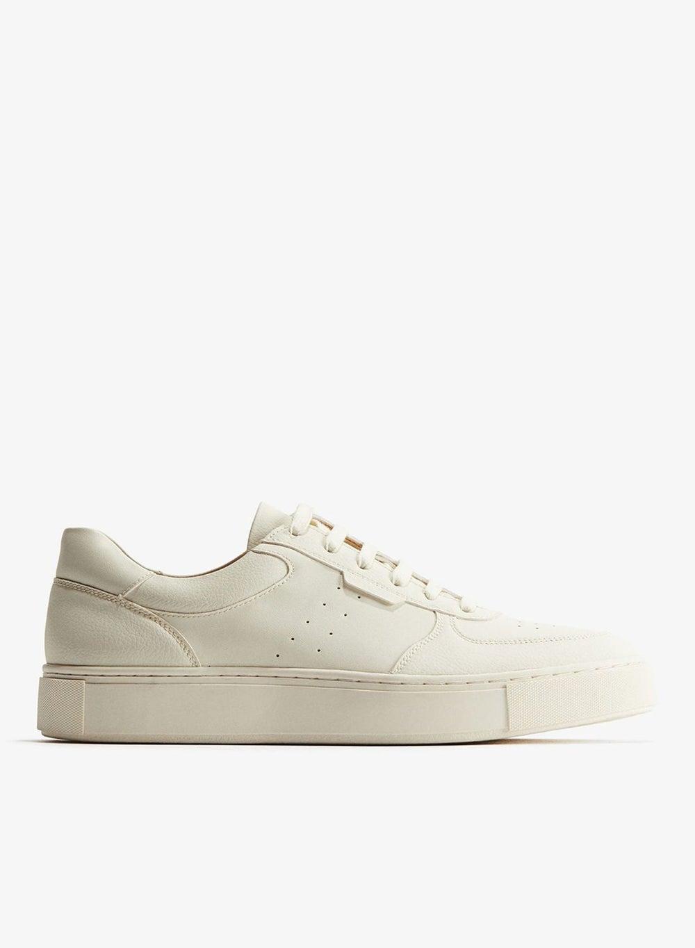 Vintage Charm Low-Top Sneakers - Classic White Dusty Light - Image 1