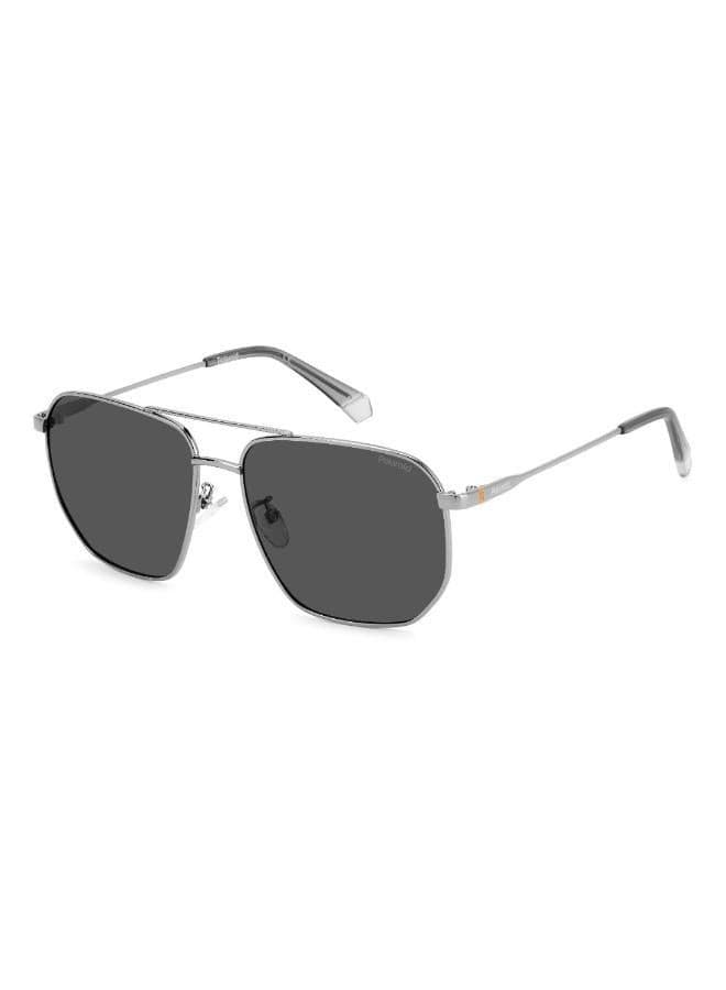 Polaroid PLD 4141/G/S/X Dark Ruthenium Sunglasses - 59mm - Image 1