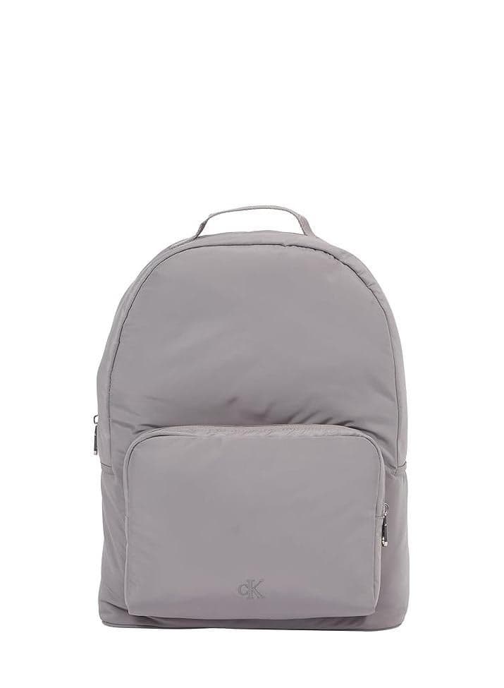 CALVIN KLEIN Titanium Zip Backpack for Men: Sleek Urban Style - Image 1