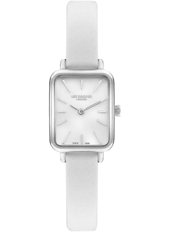 Lee Cooper Elegant Silver Leather Watch LC07814.322 for Women - Image 1