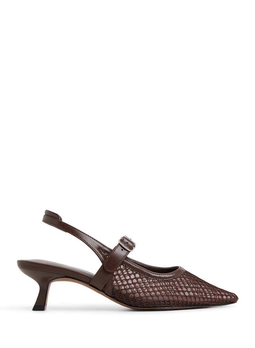 Duaa204 Dark Brown Heeled Pumps - Elegance Redefined - Image 1