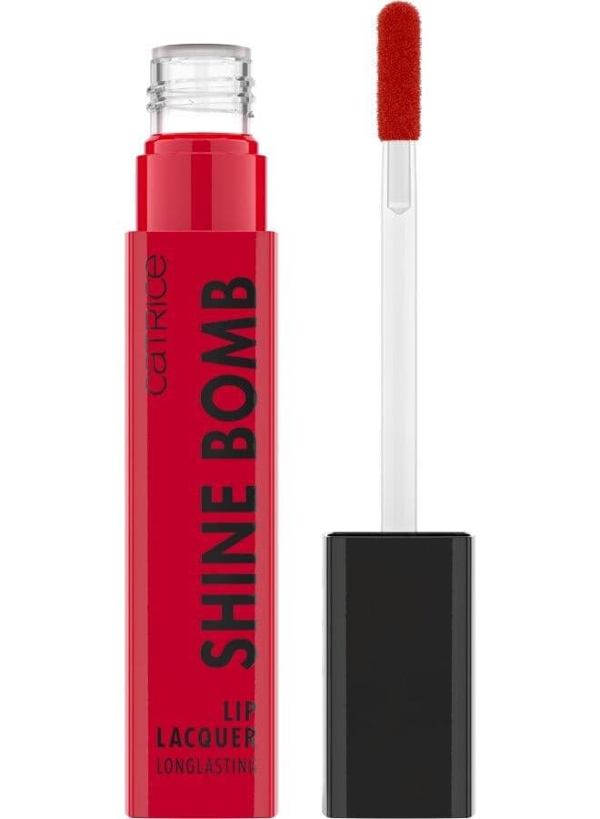 Catrice Shine Bomb Lip Lacquer 040 - Lustrous Red Elegance - Image 1