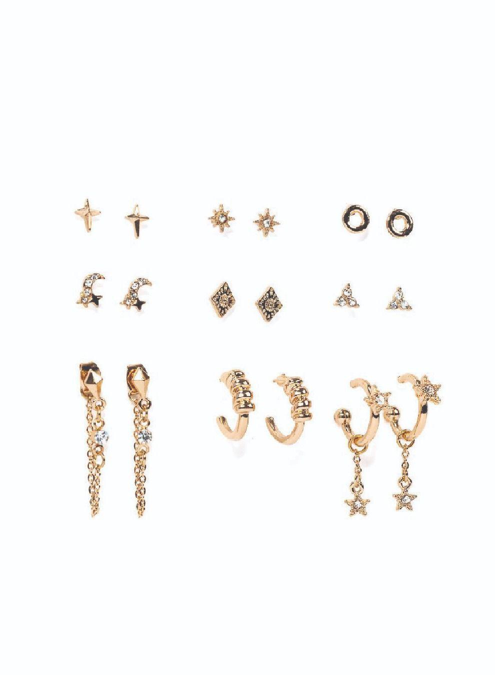AMICA Danglers & Studs Mix & Match Earring Set - Image 1