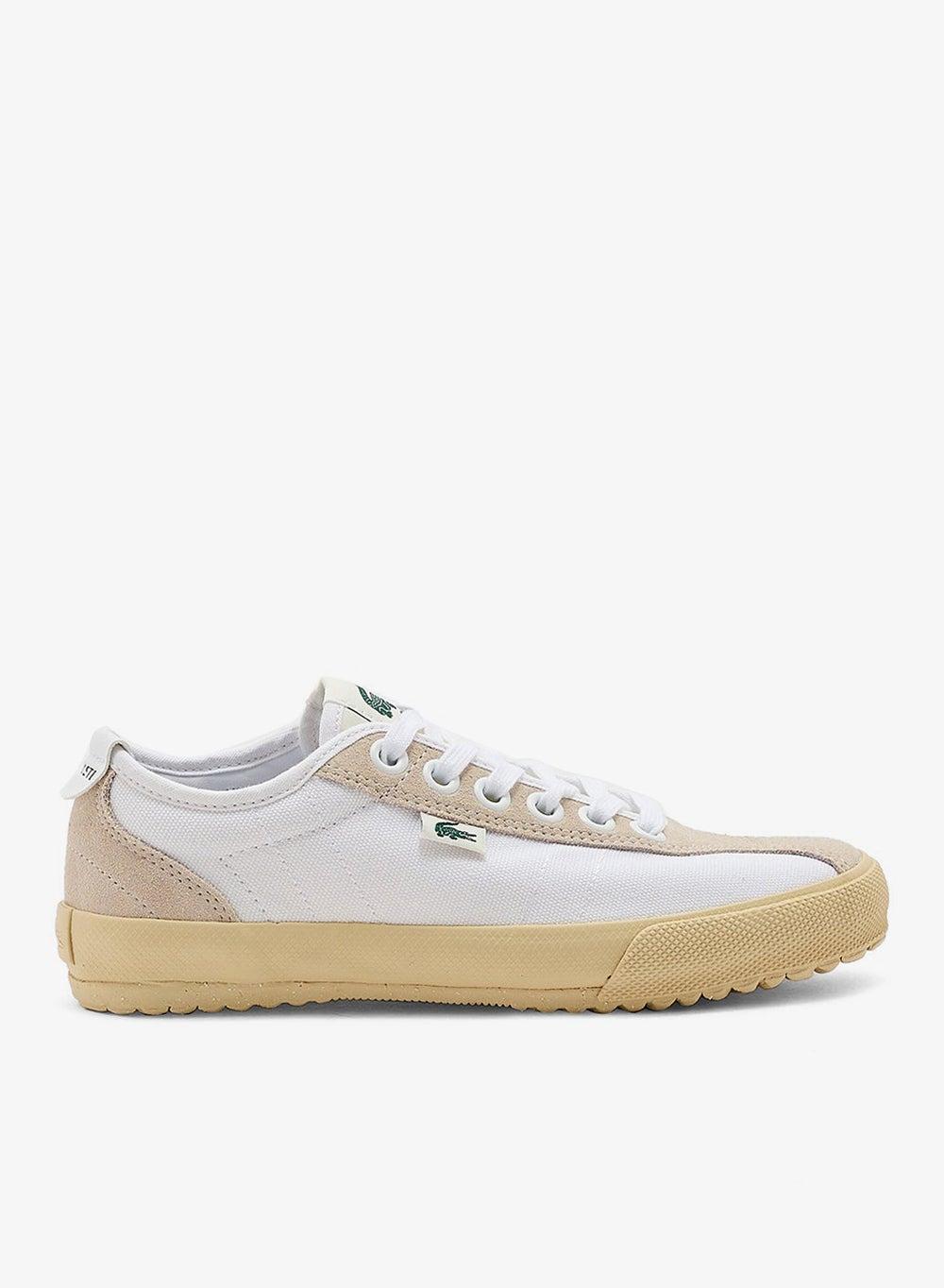 Elegant Backslam Low-Top Canvas & Suede Sneakers - Image 1