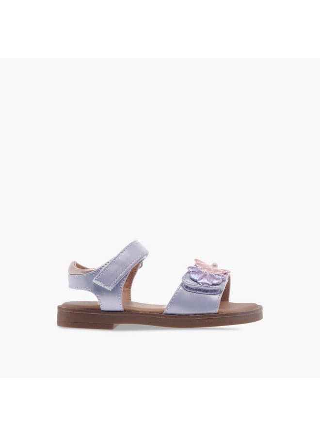 Lm24102Purple Elegant Seashell Girls' Sandals - Image 1
