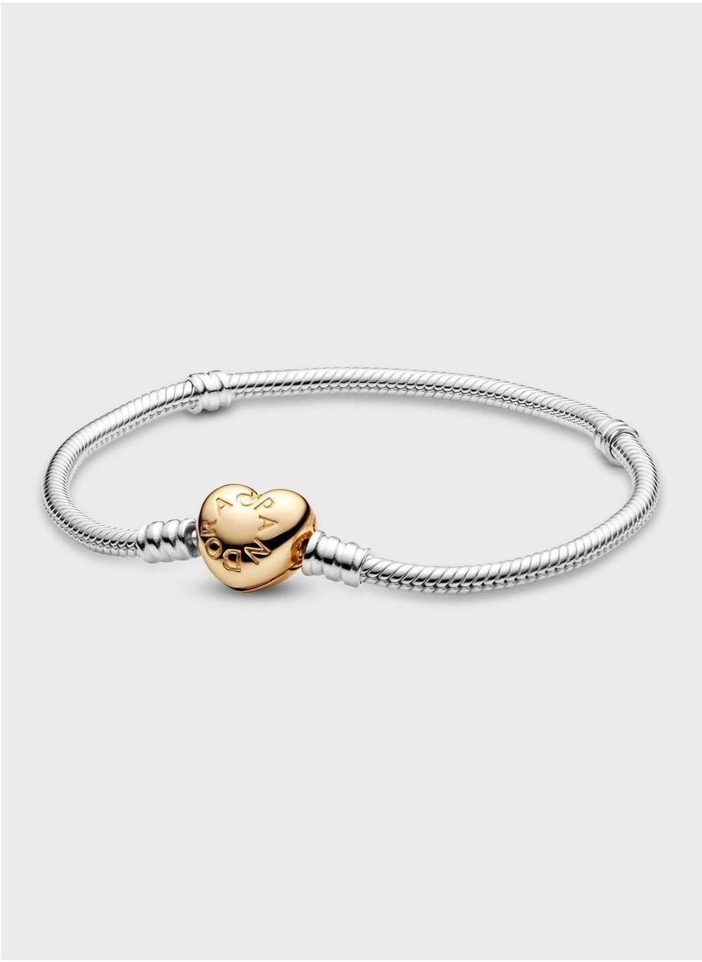 PANDORA Moments Elegant Heart Clasp Bracelet - Image 1