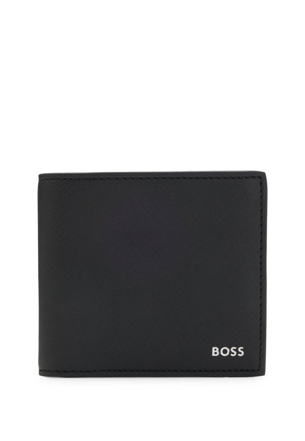 BOSS Men's Signature Bifold Wallet with Sleek Details - Image 1