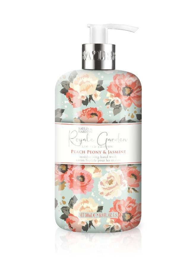 Baylis & Harding Royale Garden Peach Peony & Jasmine Hand Wash 500ml - Image 1