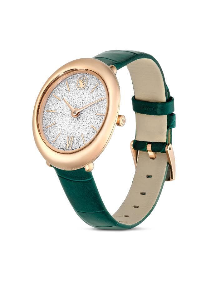 Swarovski Imber Oval Analog Watch in Rose Gold - Image 1