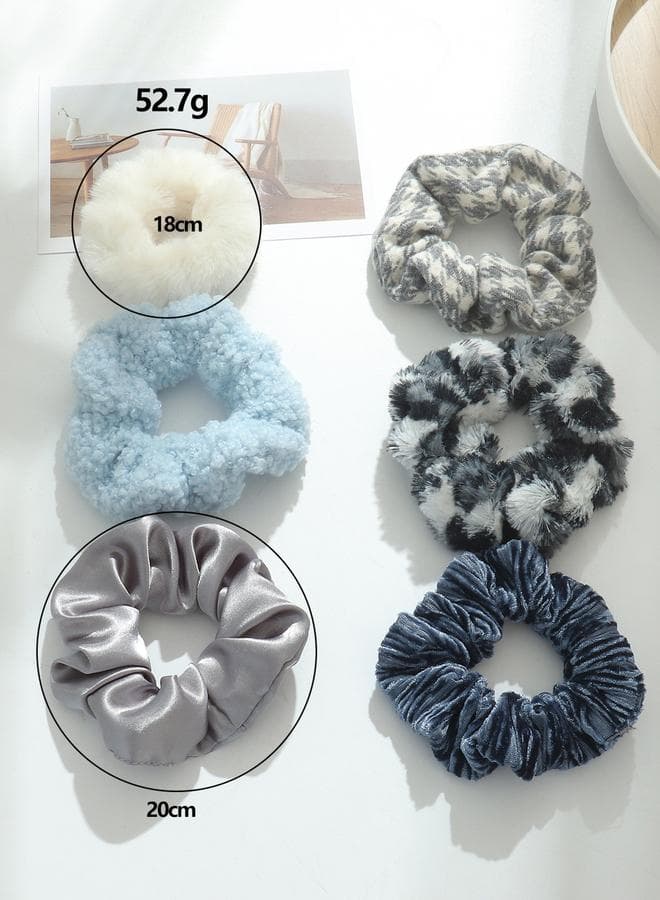 Take Two Set of 6 - Chic Multi-Colored Hair Ties - Image 1