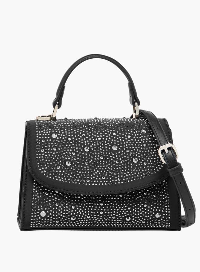 Celeste Chic Embellished Satchel - Elegance On The Go - Image 1