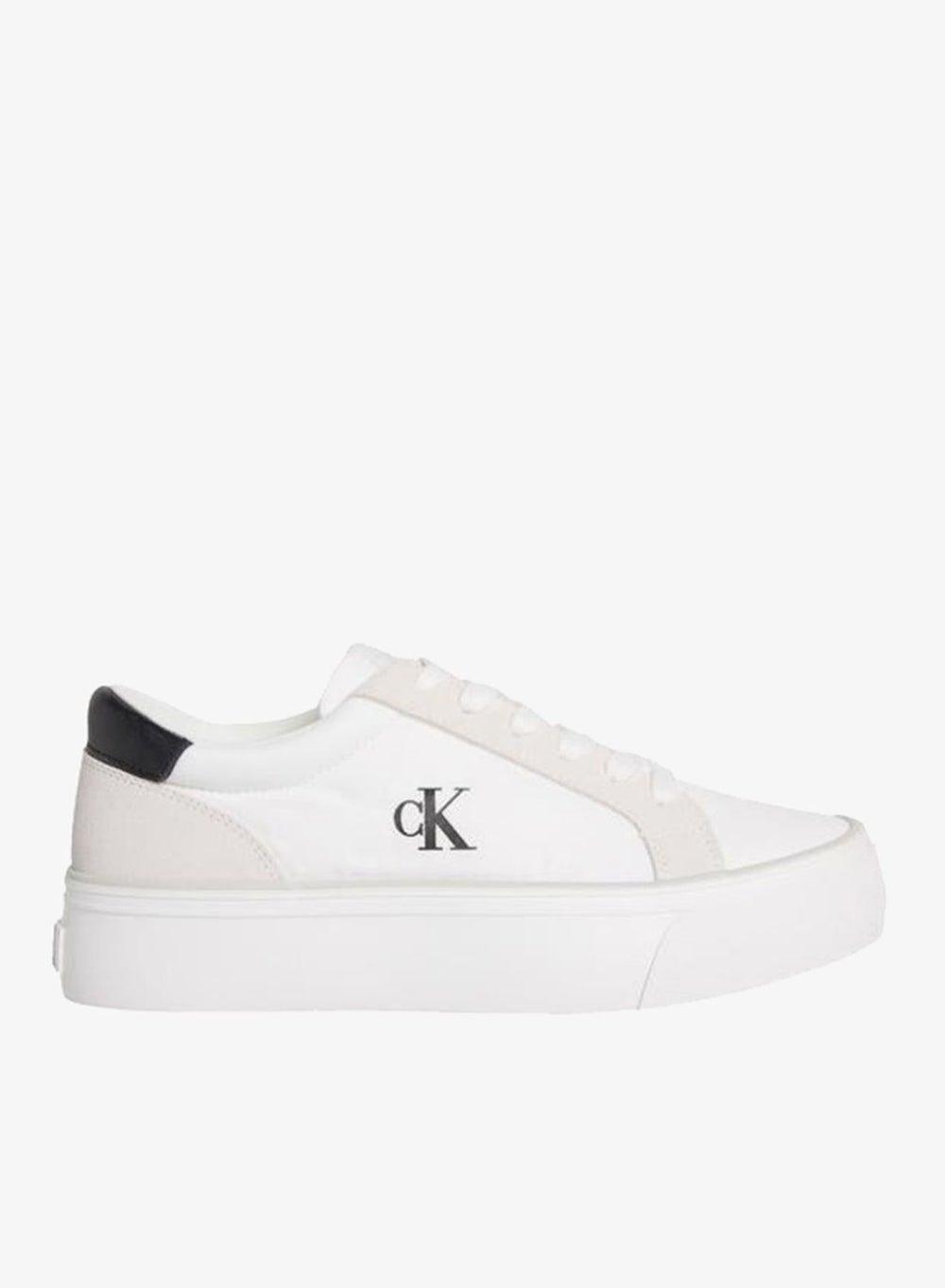 Elegant Yw0Yw0189601W White Low-Top Sneakers for Her - Image 1