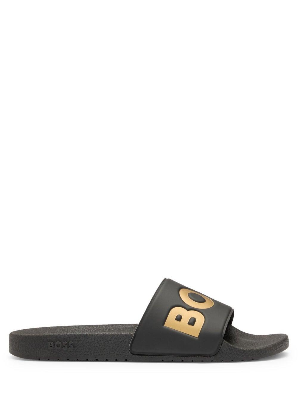 BOSS Menswear Italian-crafted Logo Slides 50536835007 - Image 1