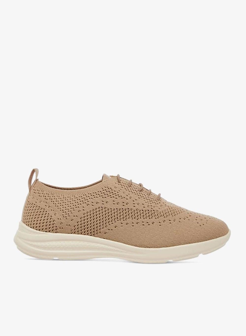 Elegant Jr 1Kxnude Low-Top Textured Sneakers for Women - Image 1