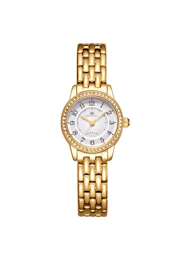 KENNETH SCOTT K25511-GBGW Elegant Stainless Steel Women's Watch - 23mm - Image 1