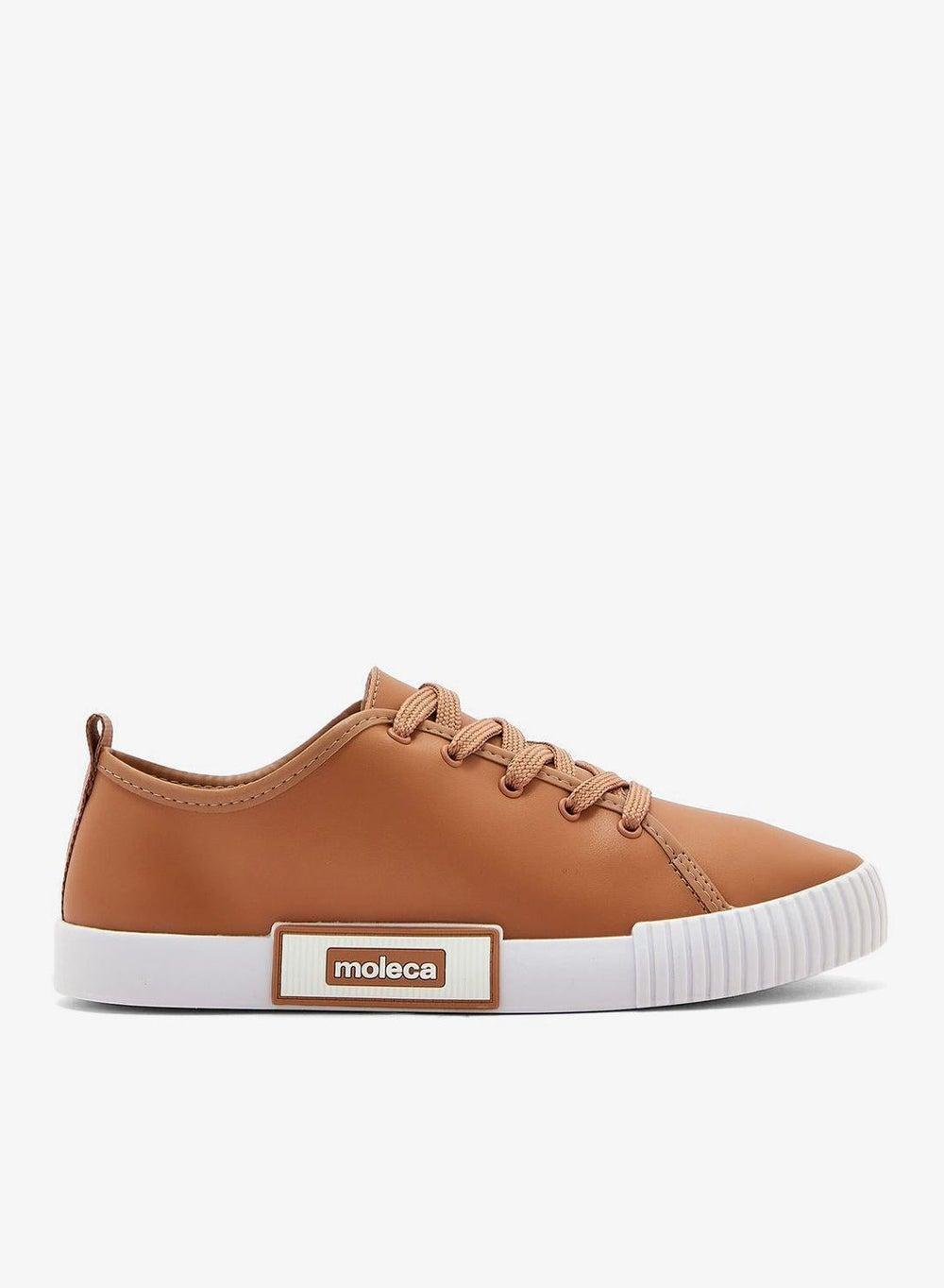 Elegance on the Go: Nude Low-Top Comfort Sneakers for Women - Image 1