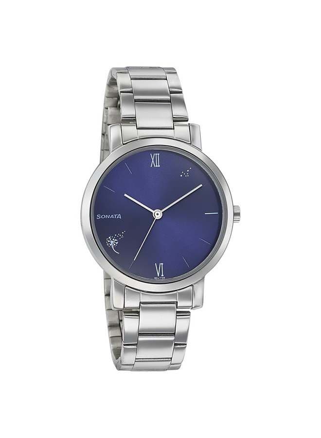 Sonata 8164SM01 Silver Stainless Steel Women's Analog Watch - Image 1