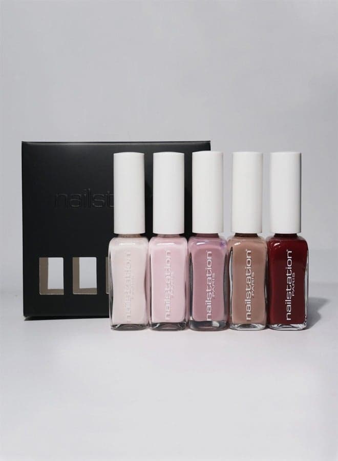 Elegant Quintet Classic Nail Polish Set - 14ml Each - Image 1