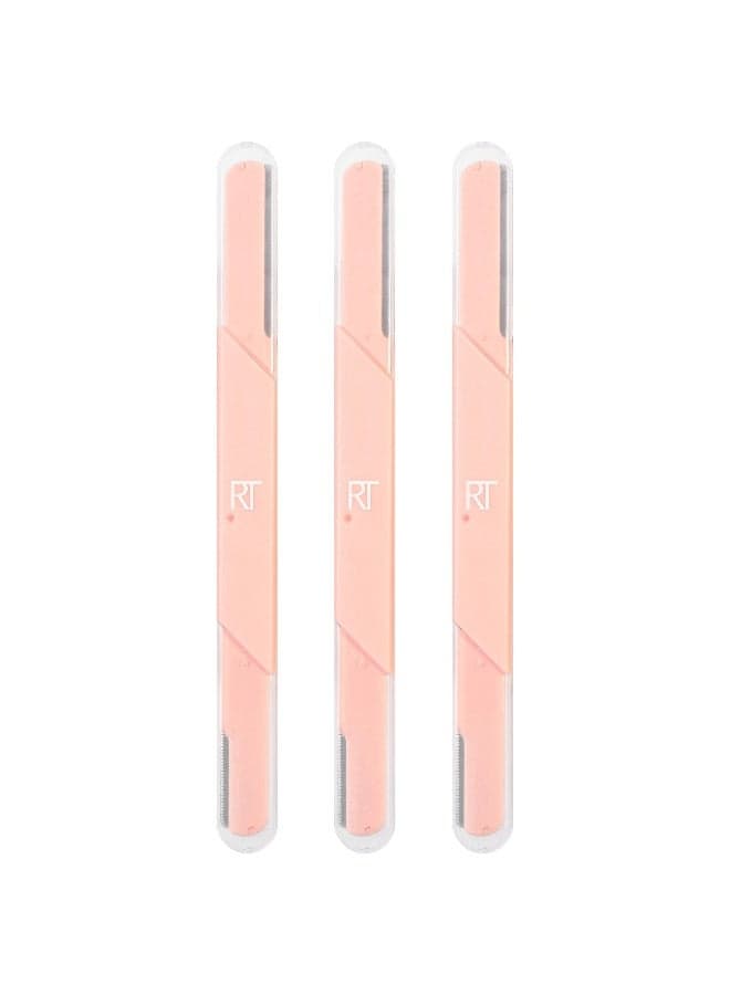Real Techniques Smooth Precision Face & Brow Razors - 3 Pack - Image 1