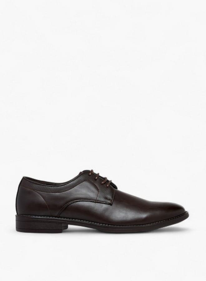 Yh241216 2 Textured Brown Derby Elegance - Image 1