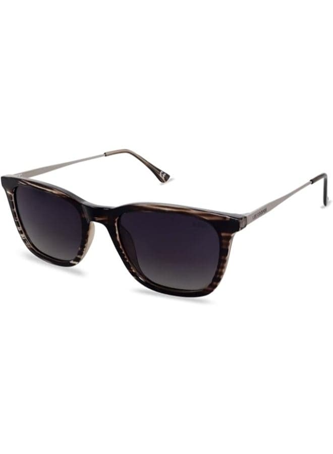Lee Cooper LC1003C01 Polarized Sunglasses in Brown Stripe - Image 1