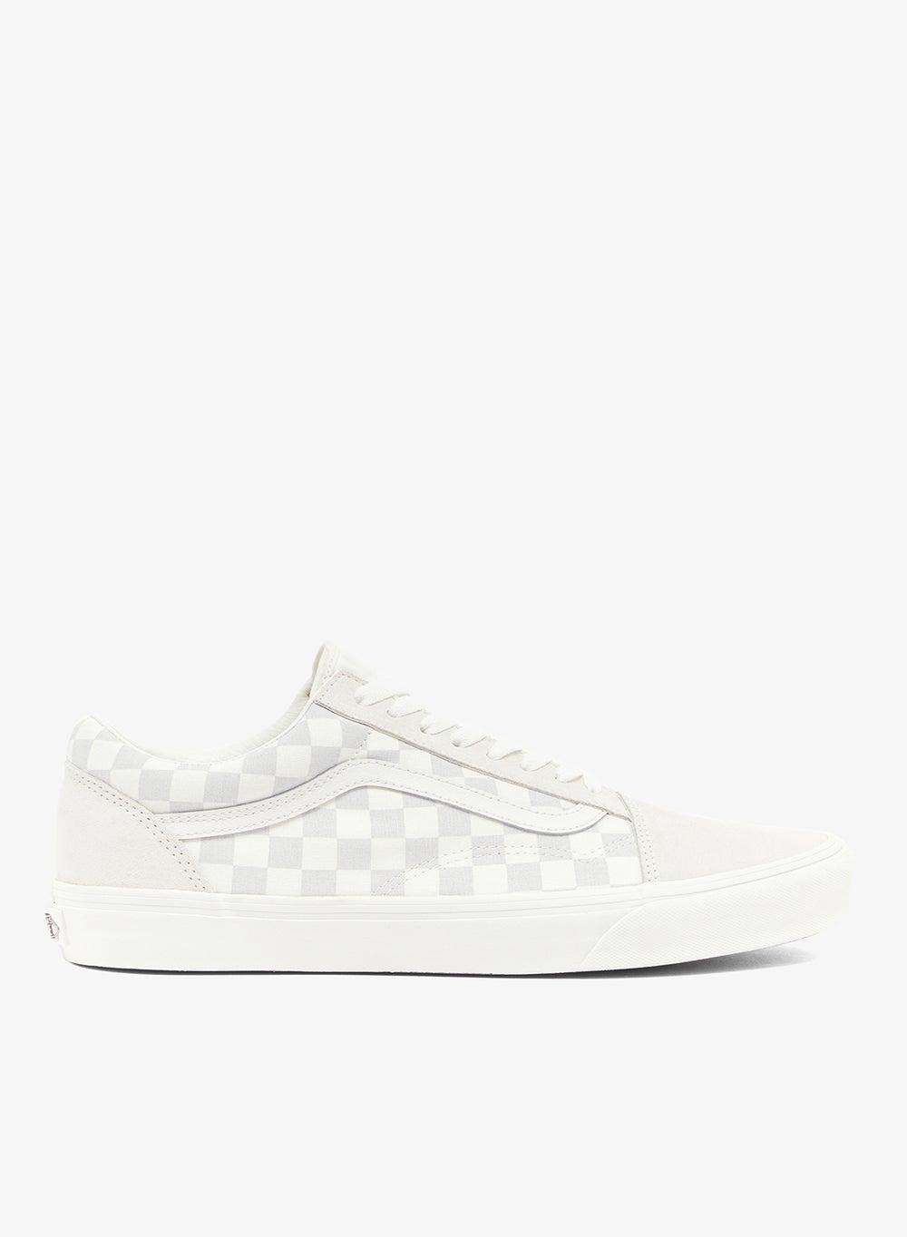 Checkerboard Gray Marshmallow Old Skool Sneakers D7Z0Bp - Image 1