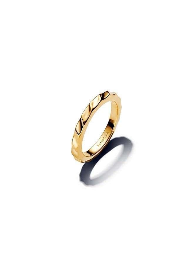 PANDORA Rippled Band Ring - Elegance Meets Symbolism - Image 1
