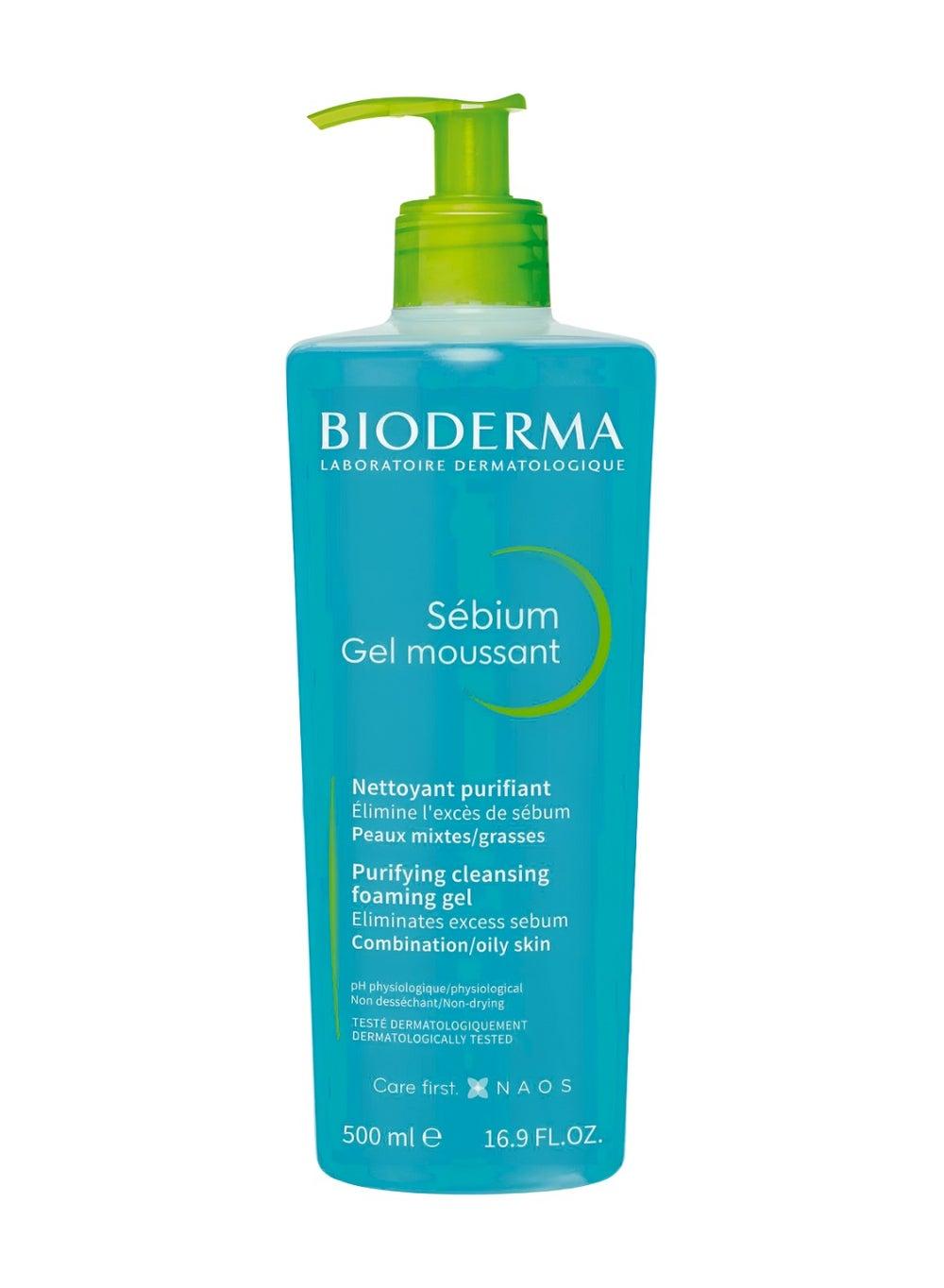 Bioderma Sébium Gel Moussant for Oily Skin – 500ml - Image 1