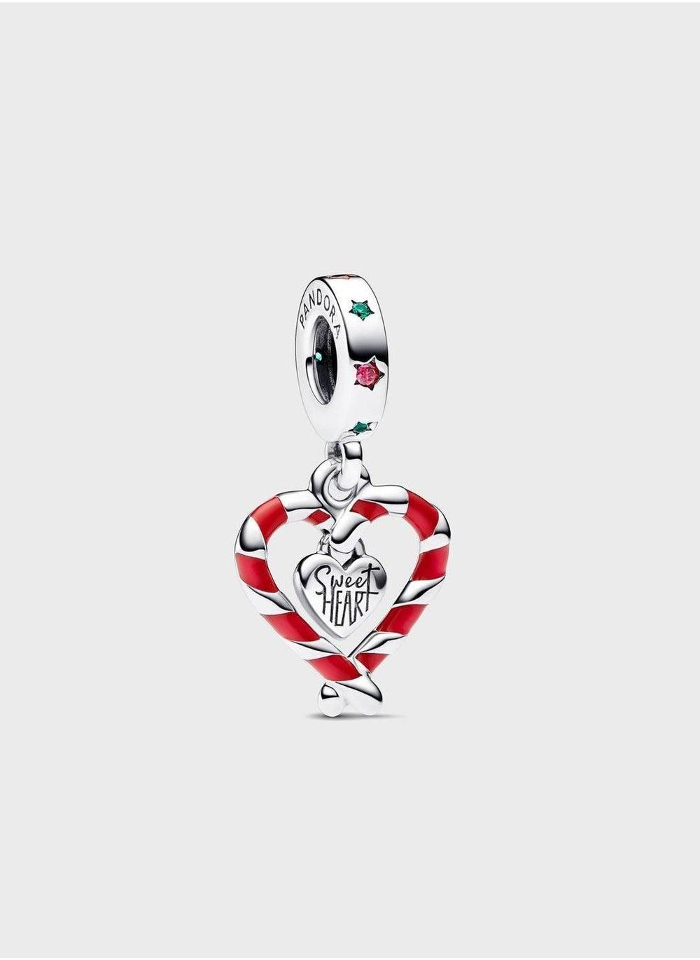 PANDORA Sweetheart Candy Cane Dangle Charm - Image 1