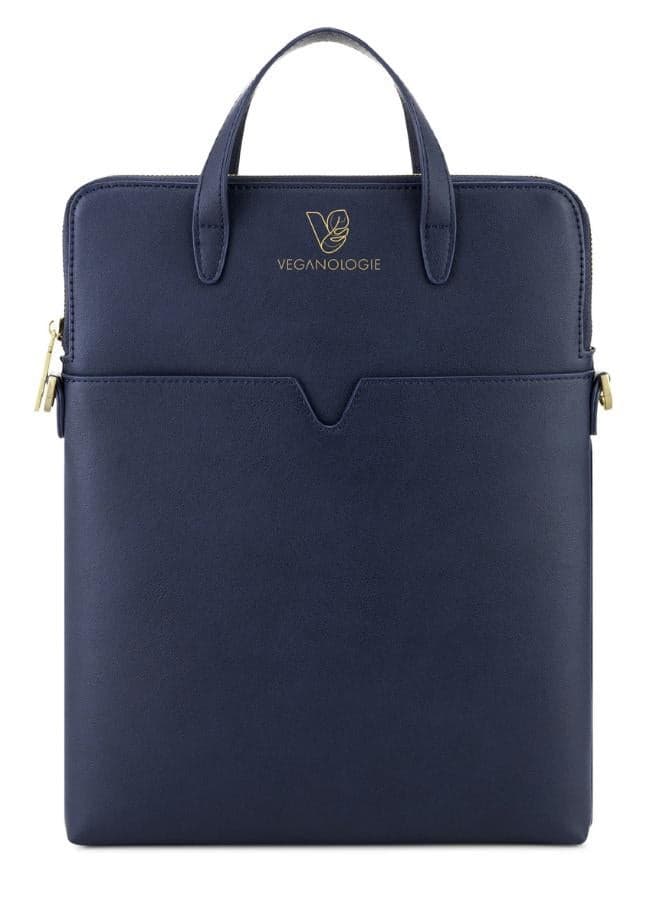 Veganologie Jupiter: Blue 13" Eco-Friendly Laptop Bag - Image 1