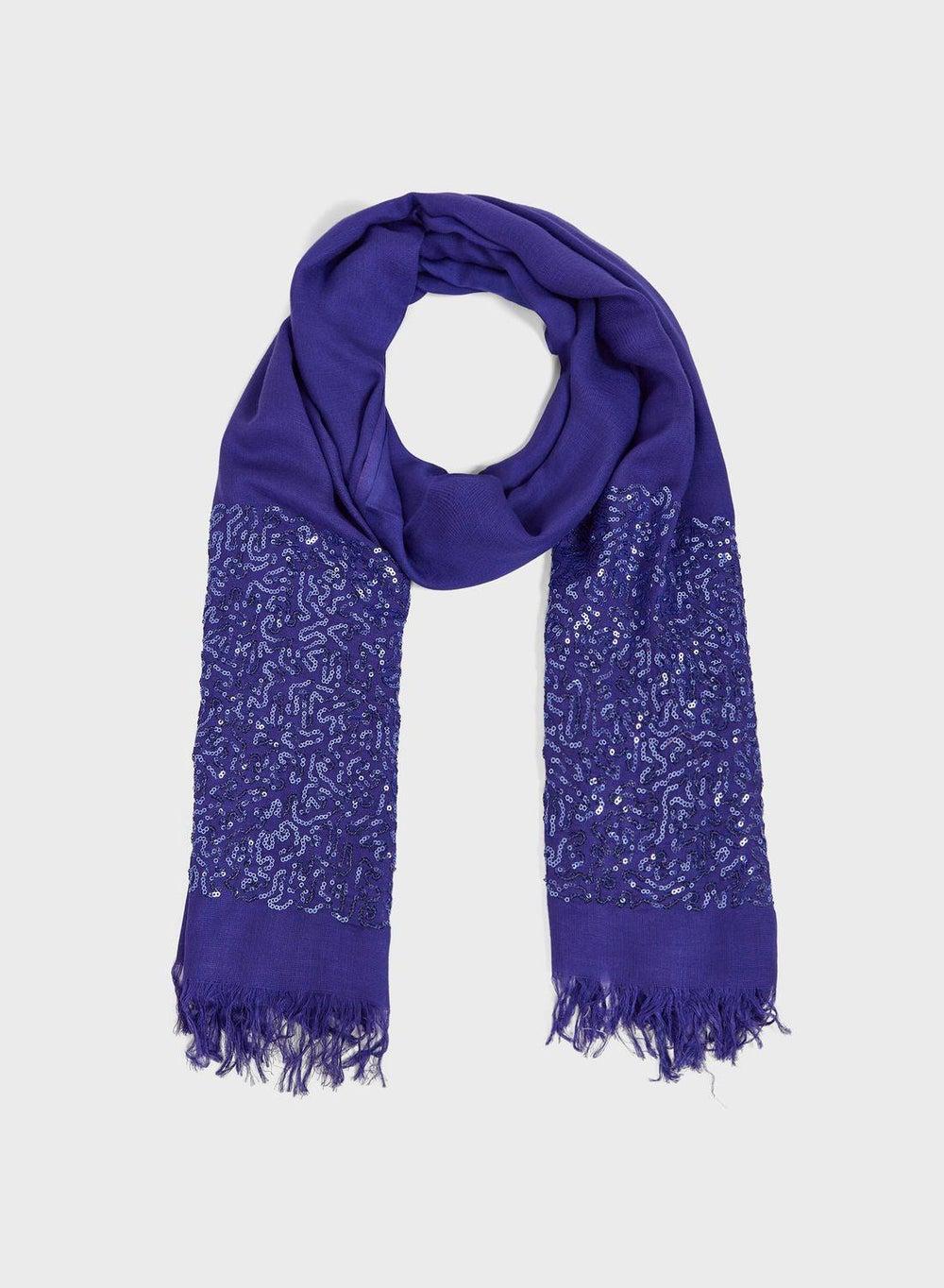 Ayra Snake Scarf – Sequined Elegance for Every Woman - Image 1