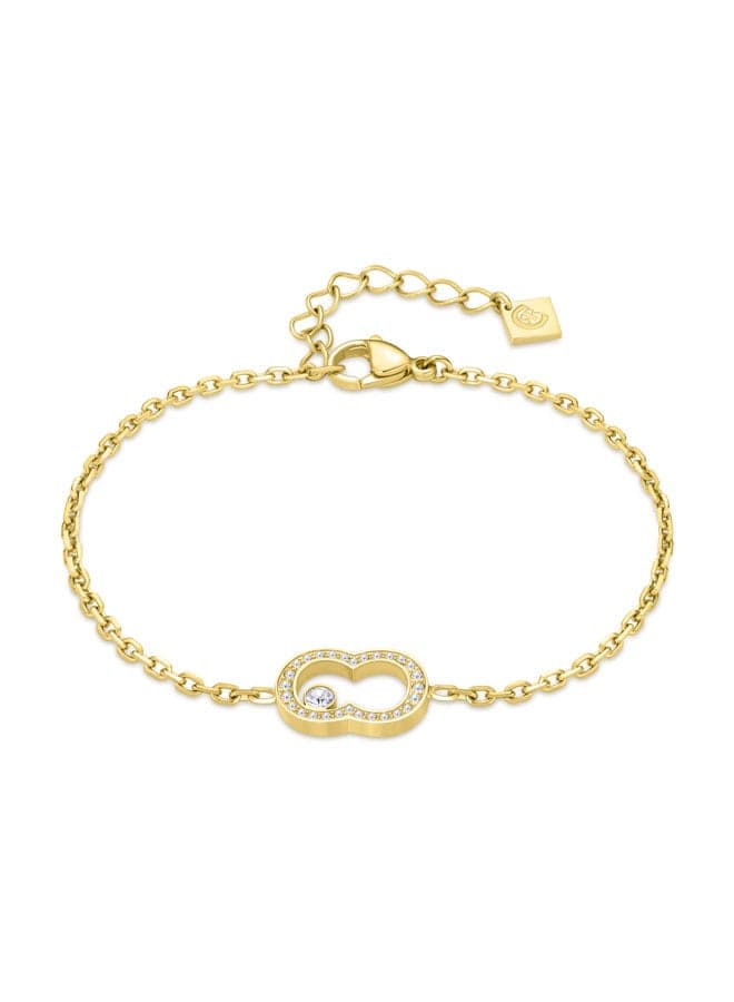 CERRUTI 1881 Bianca Gold-Plated Mirrored Charm Bracelet - Image 1