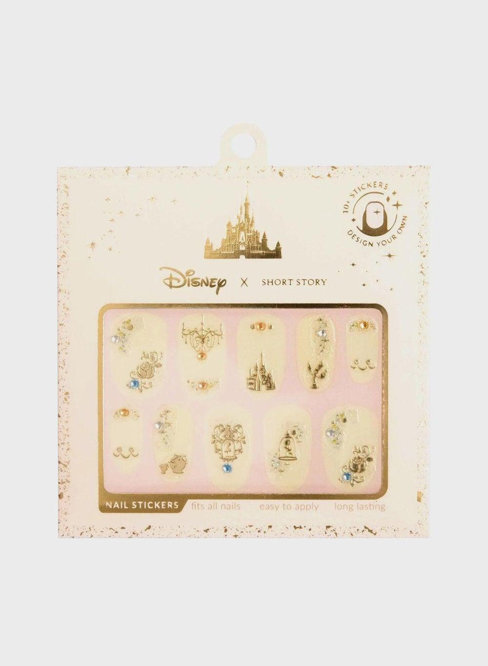 Disney Beauty and The Beast Nail Stickers – Add Magic! - Image 1