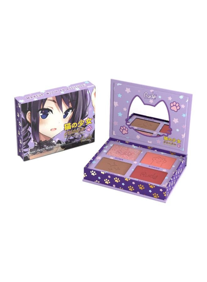 Purr-Fect Neko-Chan Manga-Inspired Face Palette - Image 1