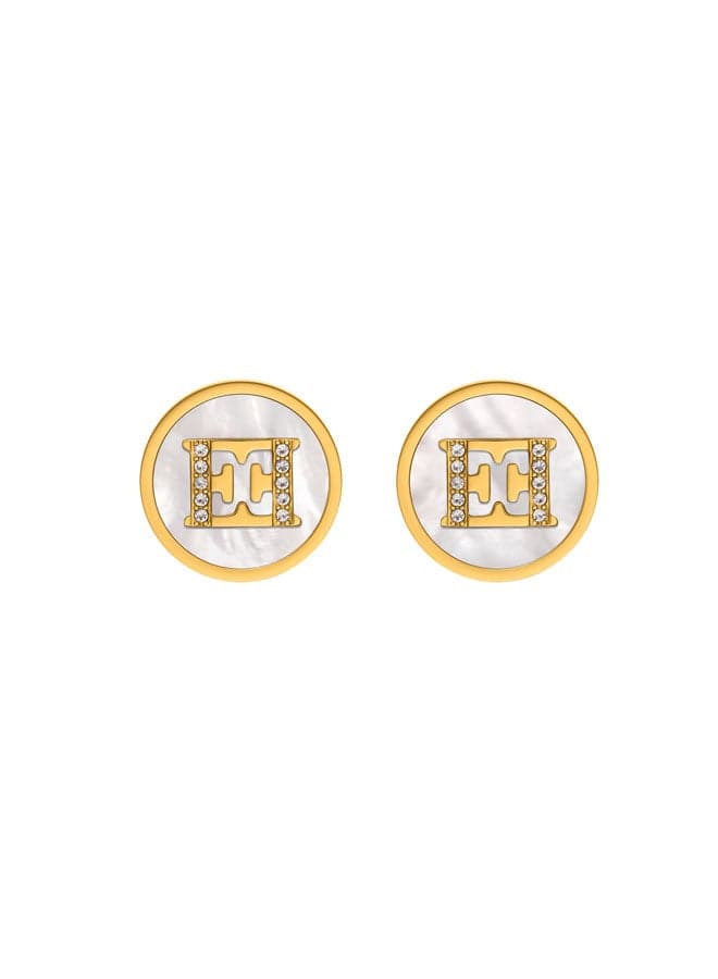 ESCADA Caroline Mother-of-Pearl Earrings - Elegance Redefined - Image 1