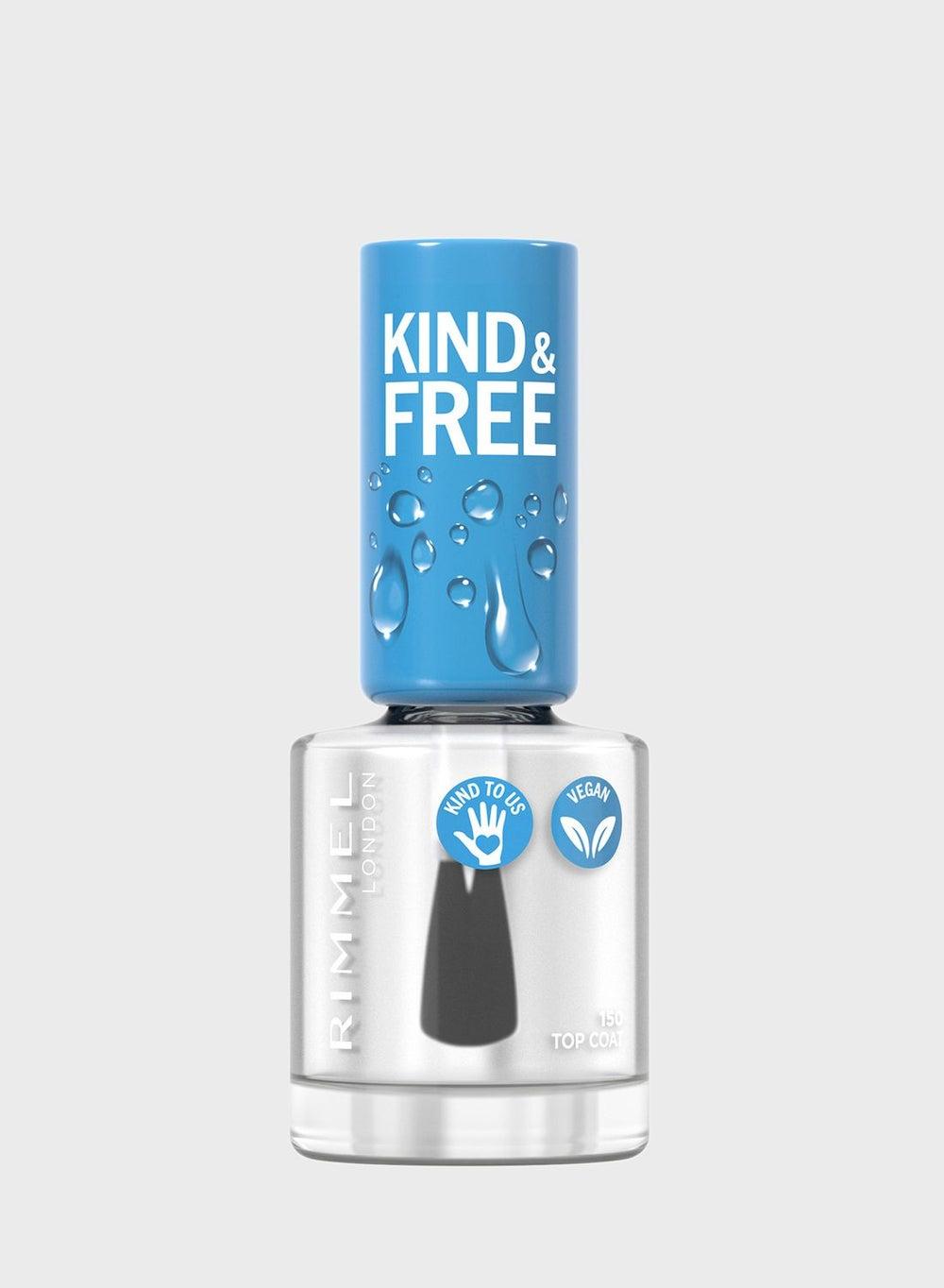 Rimmel Kind & Free 150 Top Coat Nail Polish, 8ml - Image 1