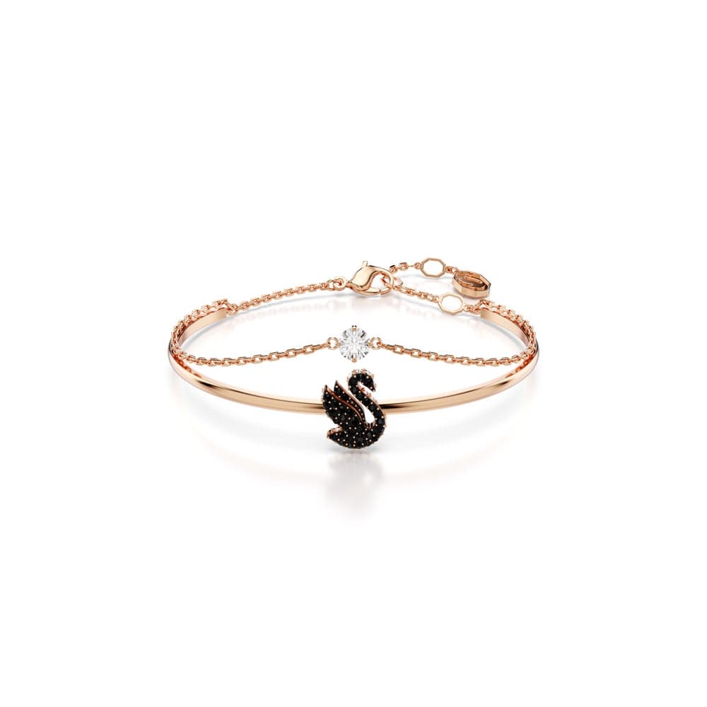 SWAROVSKI Swan Elegance Rose Gold-Tone Single Necklace - Image 1