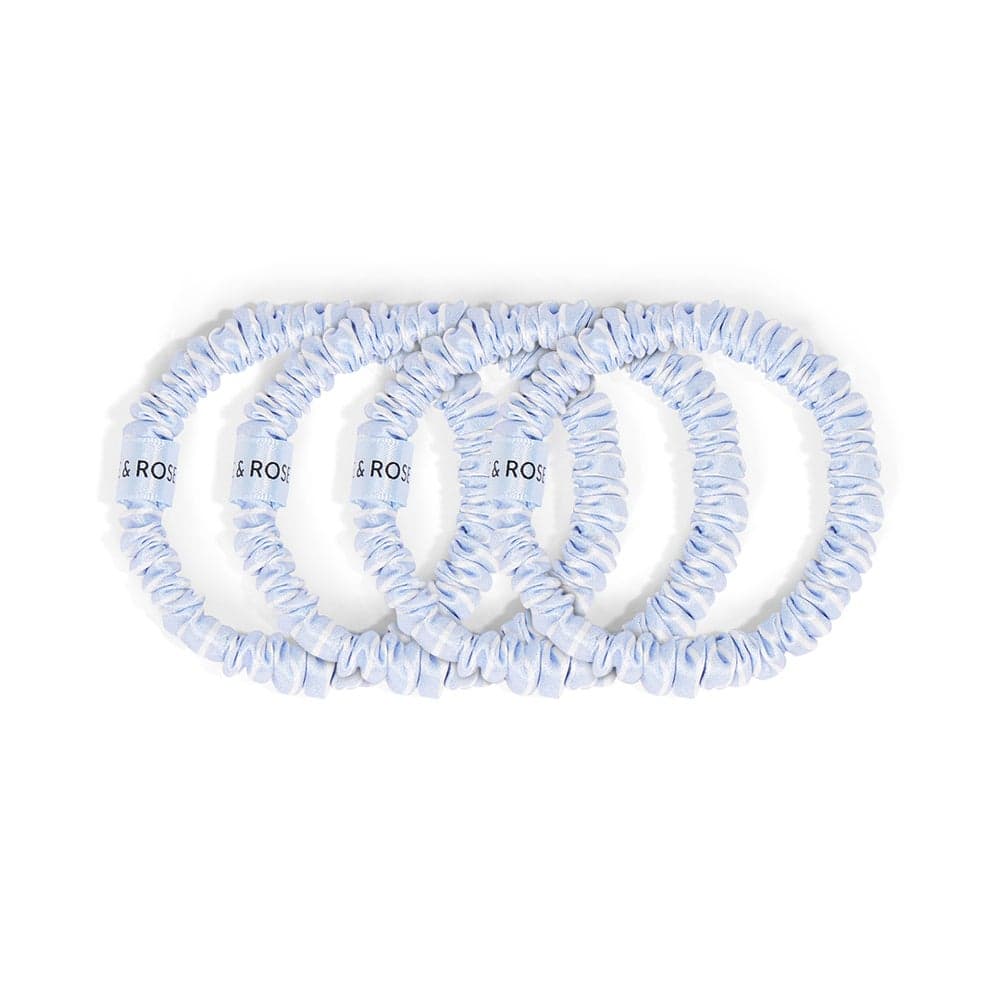 Elegant Stripe Silk Scrunchie Set – Style S1 - Image 1