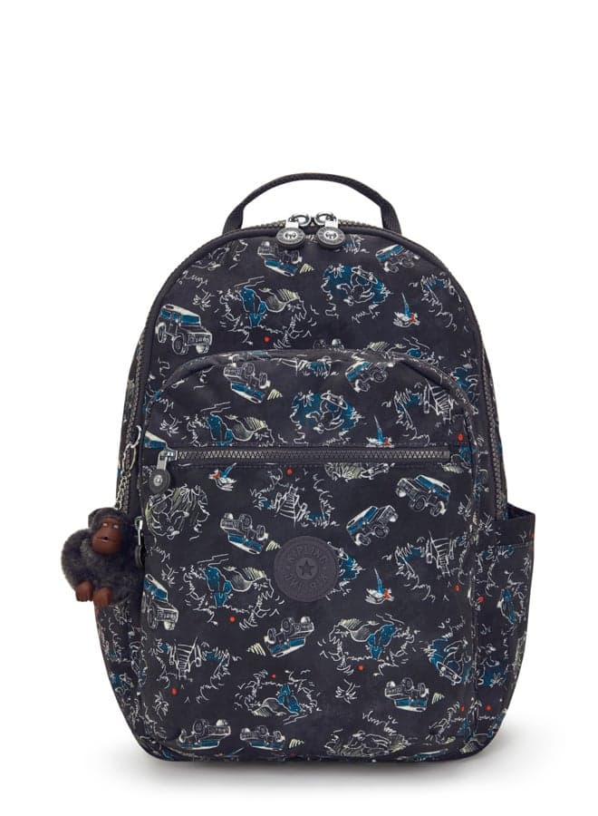 Kipling Seoul College Jungle Fun Race: Spacious & Chic Backpack - Image 1