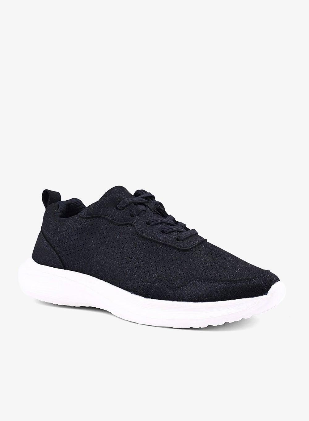 Elegant Black Low-Top Sneakers for Women - Image 1