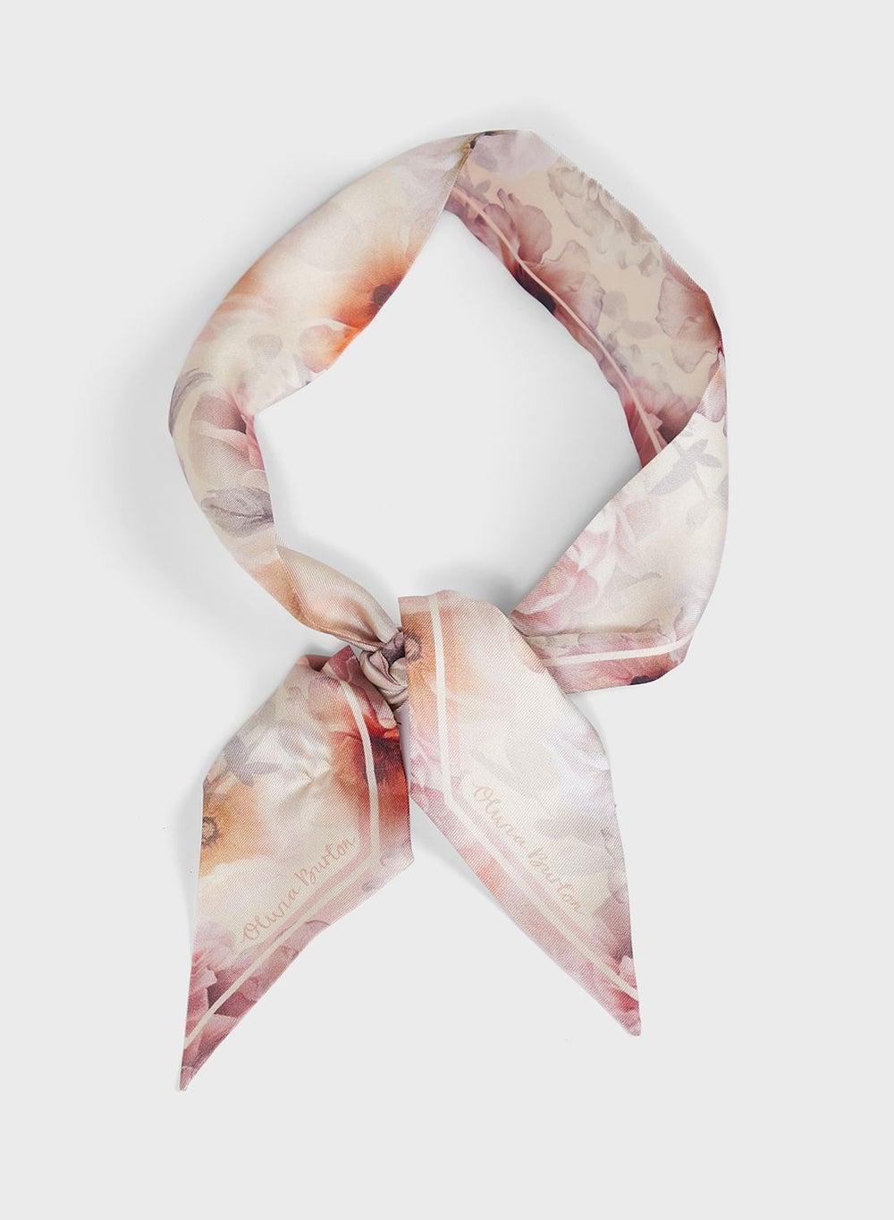 OLIVIA BURTON Ethereal Sunlight Floral Silk Scarf - Image 1