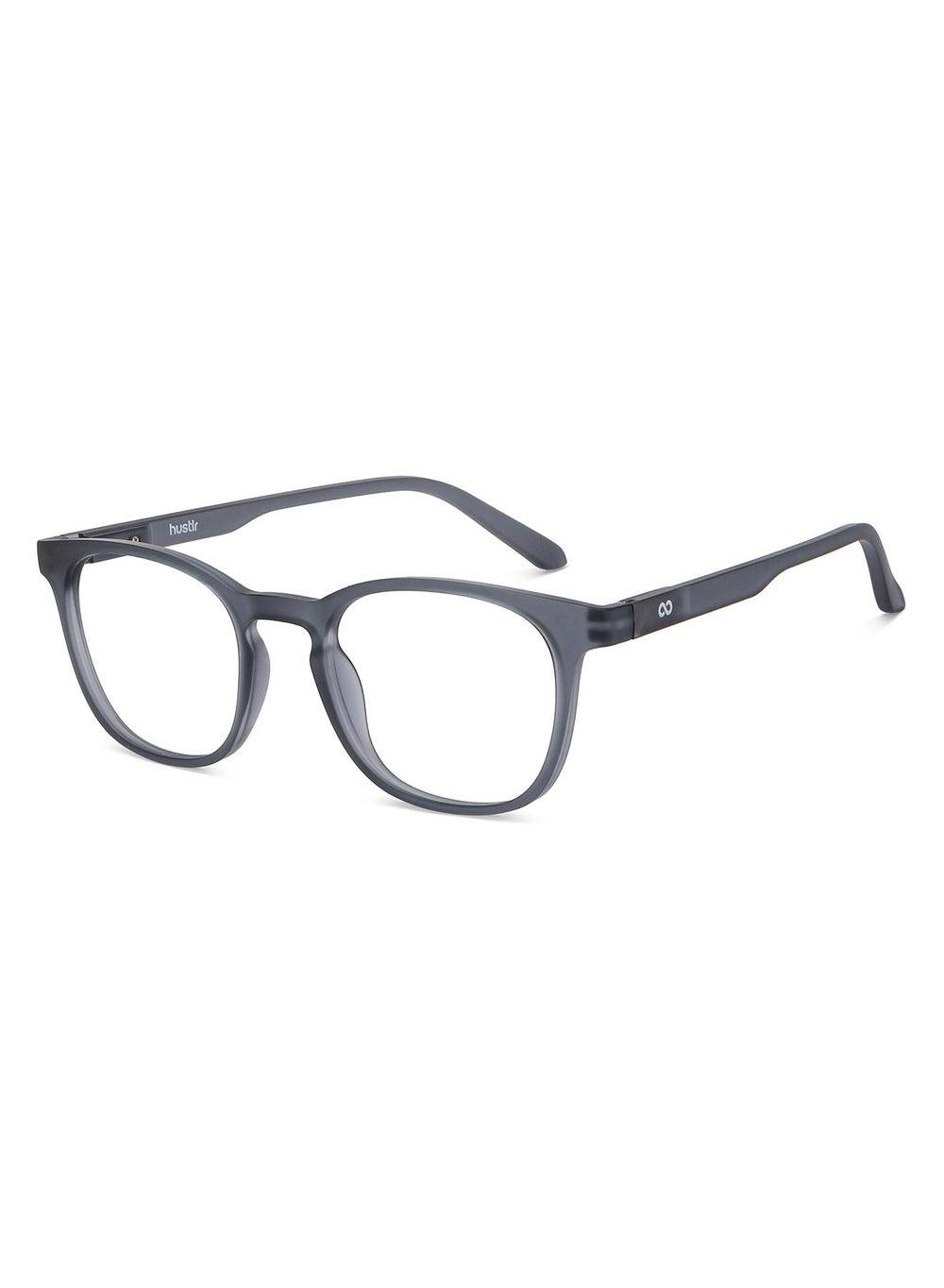 Lenskart BLU Hustlr: Stylish Peyush Bansal Grey Computer Glasses - Image 1