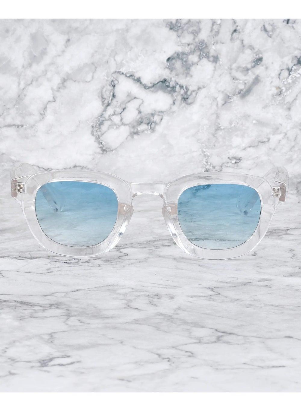 Explicit Poets ROBIN Clear - Gradient Blue 5EP8 Sunglasses - Image 1