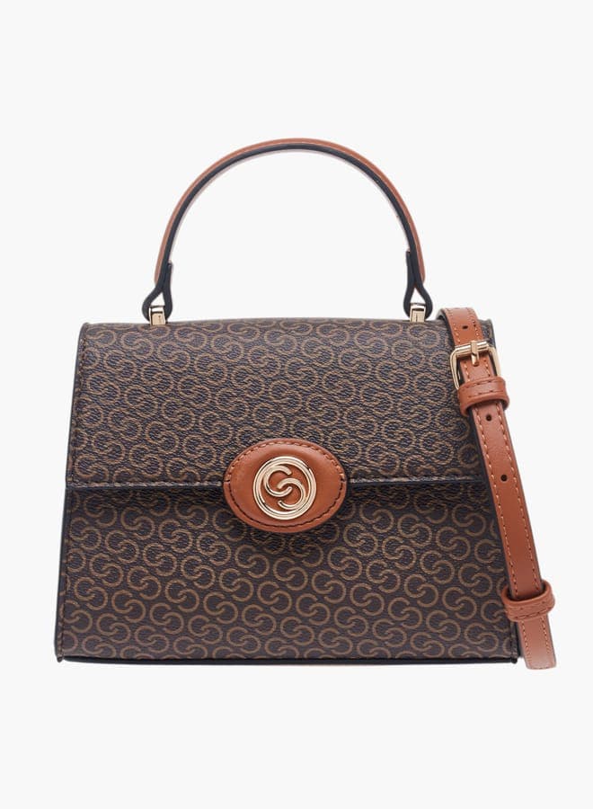 Celeste Monogram Satchel – Elegance with Every Carry - Image 1