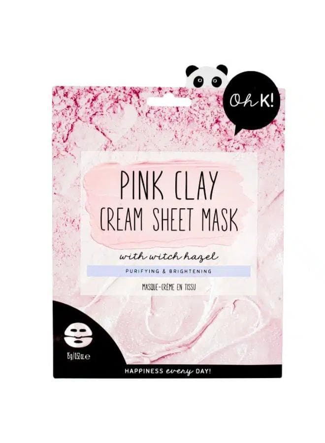 Luxurious Pink Clay & Witch Hazel Nourishing Mask Vb09832 - Image 1