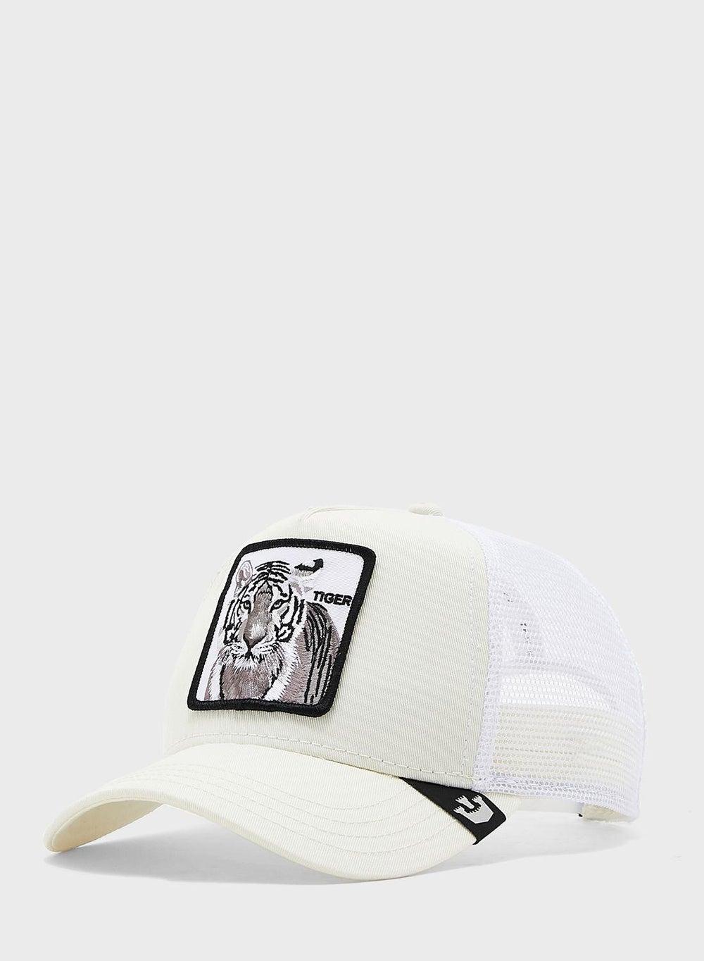Goorin Bros. White Tiger Curved Peak Cap - Sporty Elegance - Image 1