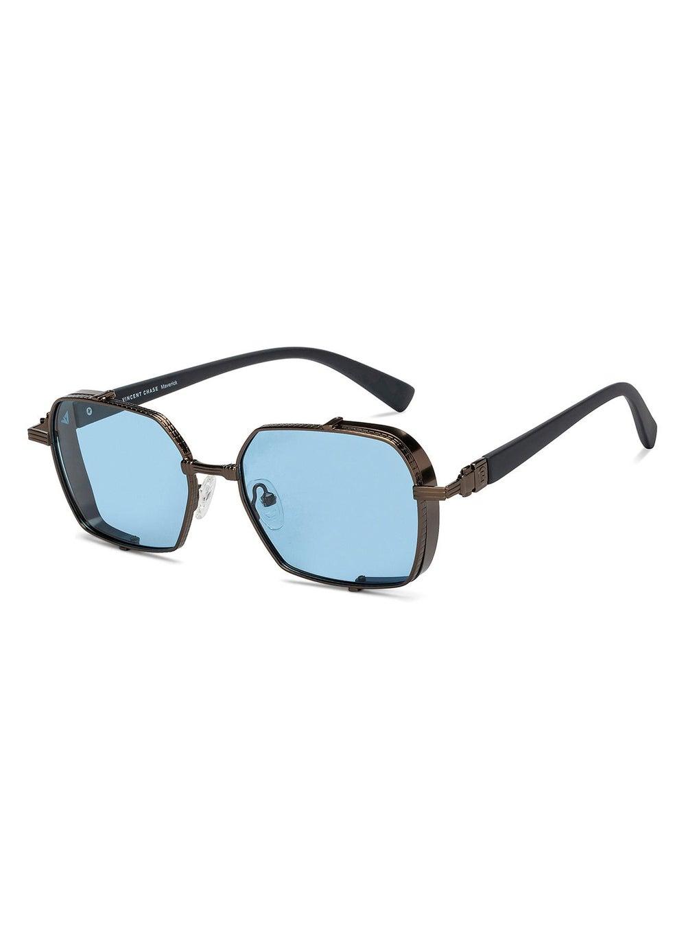 VINCENT CHASE VC S15760 Hexagonal Polarized Sunglasses - Image 1