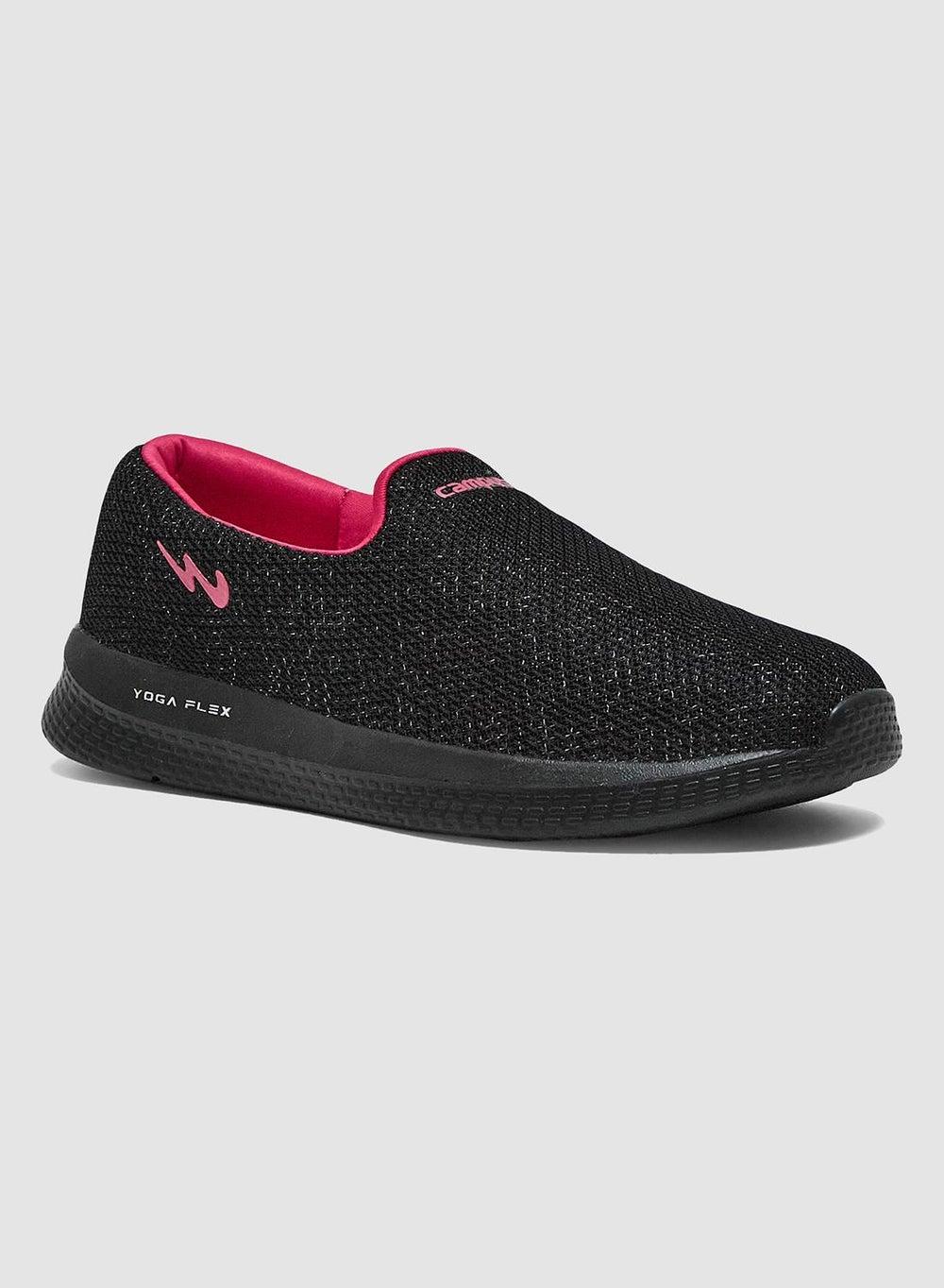 Zoe Plusblk/Rani Women's Black Slip-On Casual Shoes - Image 1